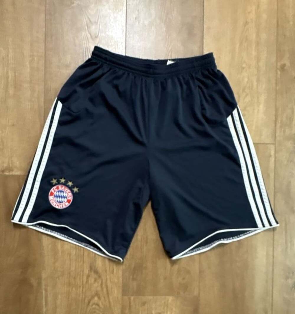 Adidas FC Bayern München 2008-2009 Away Soccer Shorts Navy Youth XL
